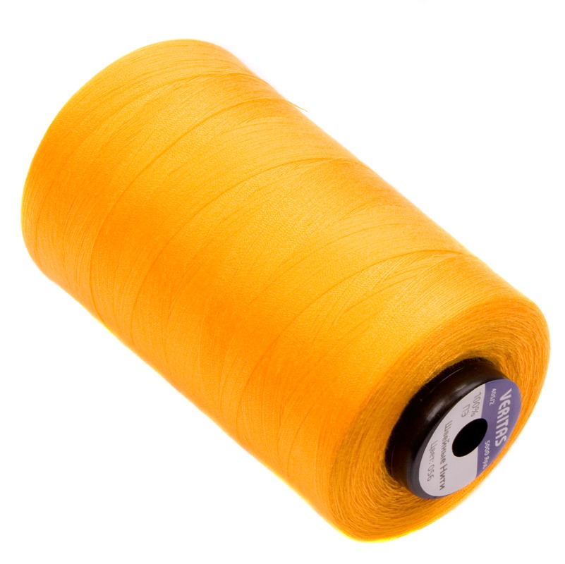 Нитки швейные 100% PE 40/2 цв S-056 оранжевый светлый (боб 5000ярдов) VERITAS1