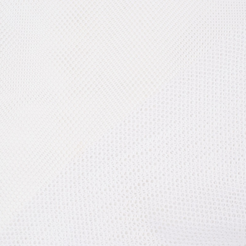 Сетка трикотажная Круглая ячейка 61гр/м2, 100пэ, 160см, белый/S501 TPX0043