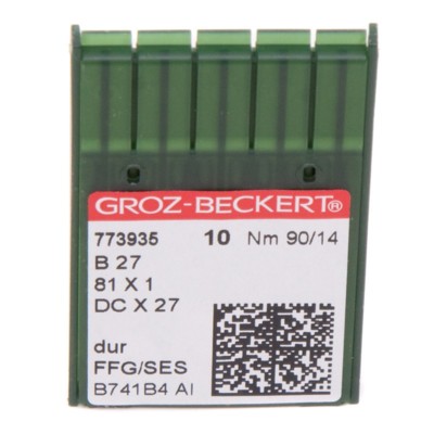 Иглы GROZ-BECKERT DCx27 (Bx27) FFG/SES №90/14 (уп.10шт.) (0)