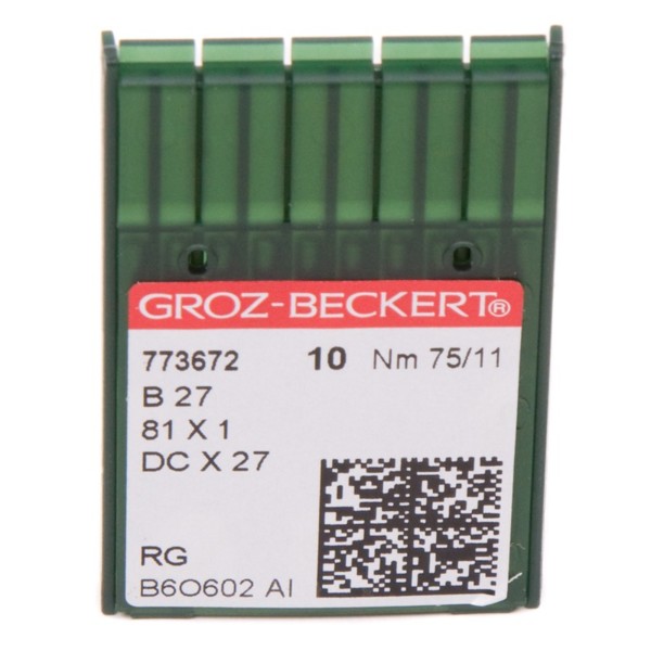 Иглы GROZ-BECKERT DCx27 №75 (уп.10шт.)0